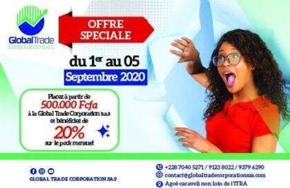 Investir à partir de 500.000 fcfa-offre spéciale