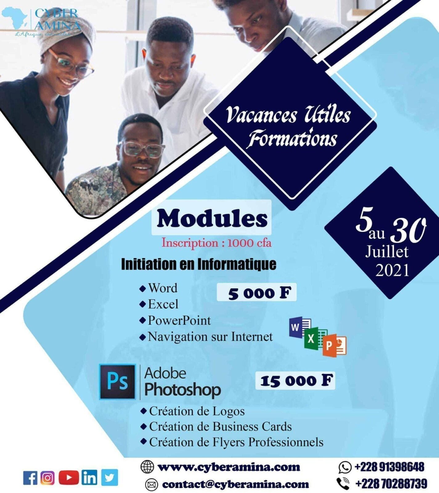 Formations digitales - vacances utiles