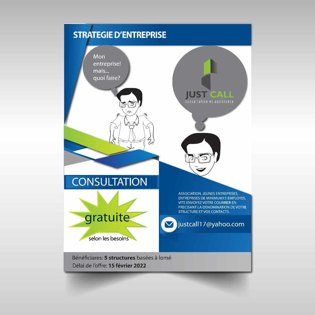 Stratégie d'entreprise (Consultation gratuite selon les besoins) 4 just call - stratégie d'entreprise