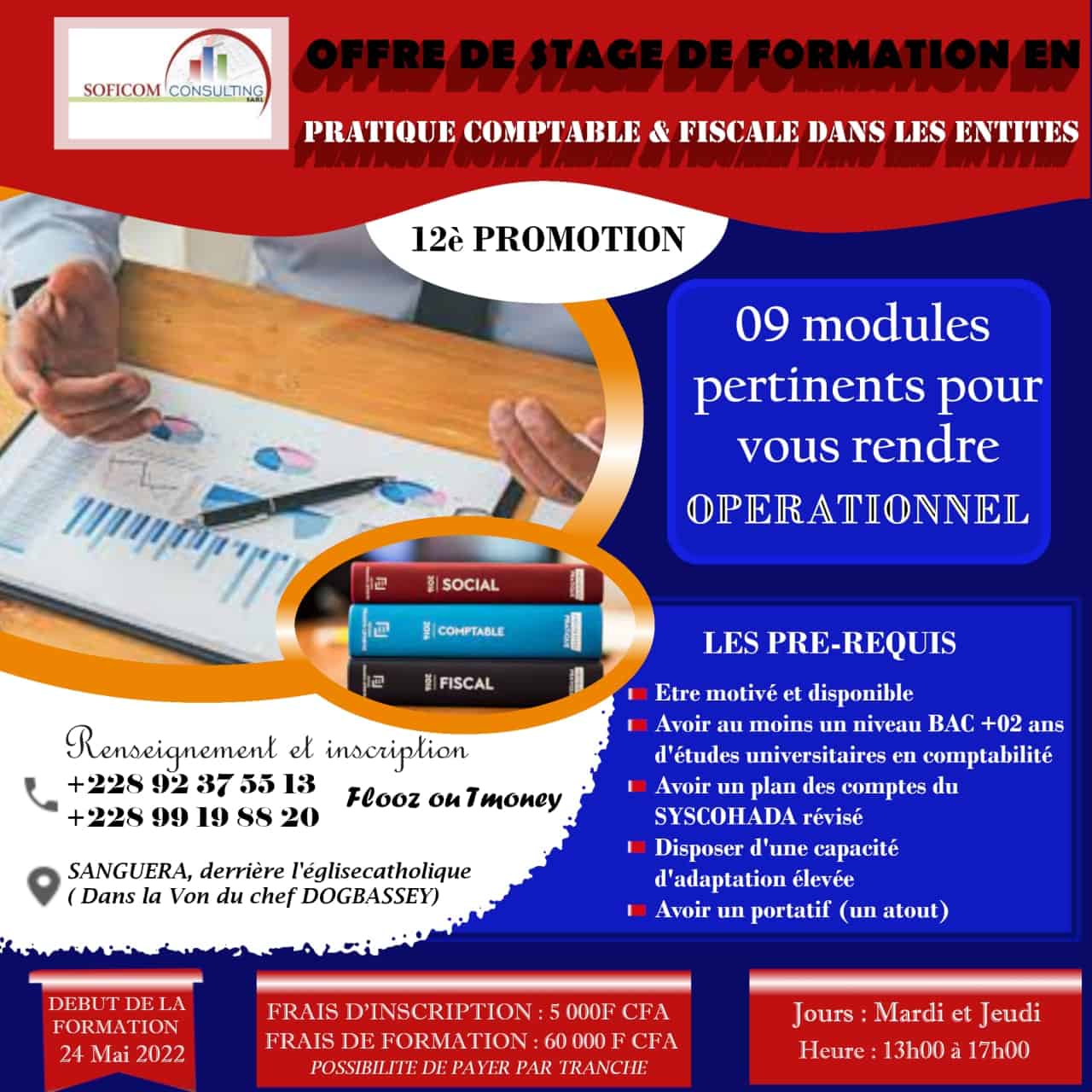 STAGE DE FORMATION PORTANT SUR LA PRATIQUE COMPTABLE & FISCALE DANS LES ...