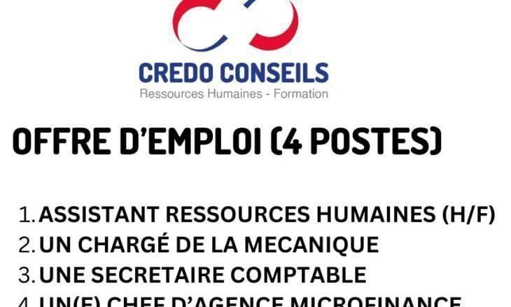 CREDO CONSEILS recrute-30-09-2023