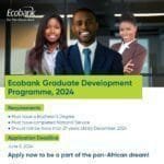 Ecobank Programme de Gradues 2024