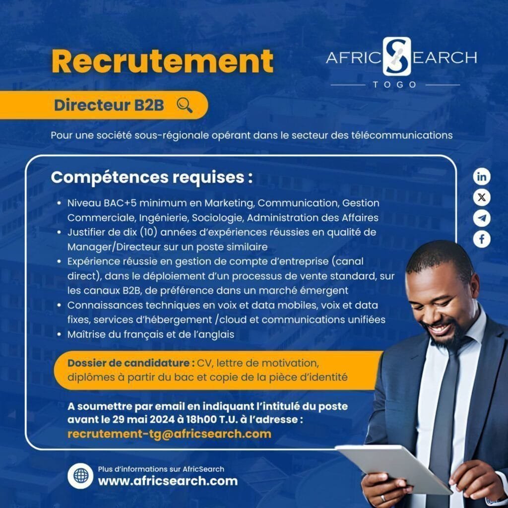 africsearch recrute