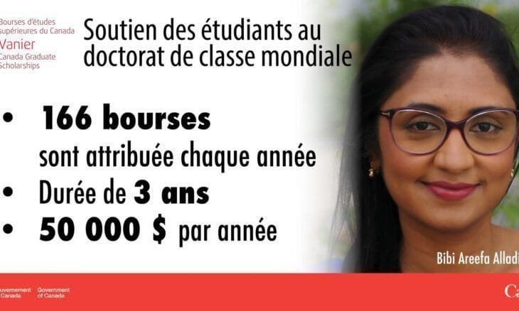 Bourses d'Études Supérieures du Canada Vanier