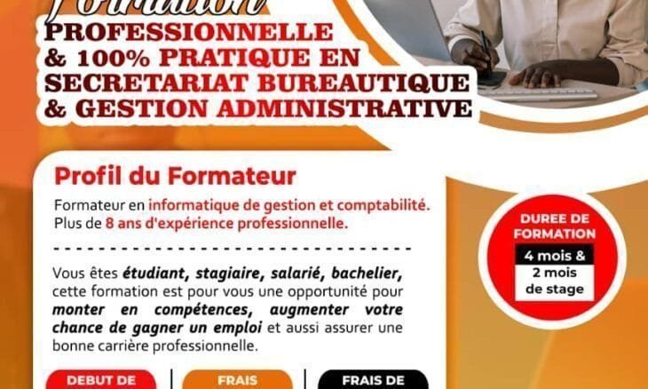formation professionnelle en secrétariat bureautique & gestion administrative