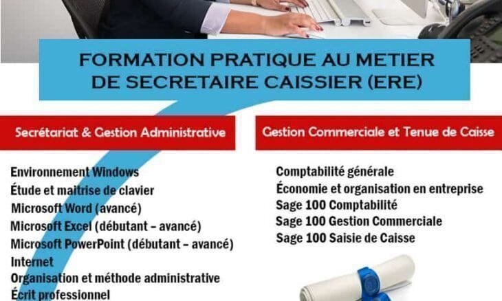 formation secrétariat caisse