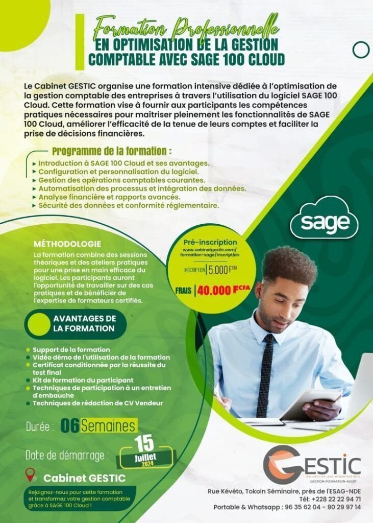gestion comptable optimisée avec Sage 100cloud