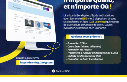 formation à l’institut de sondage et d’étude en statistique et en économie