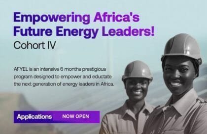 Bourse Africaine pour Jeunes Leaders de l'Energie 2024 - Cohorte 4