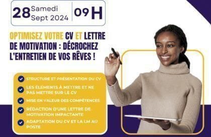 Master Class gratuite Rédaction de CV et Lettre de Motivation