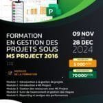 formation en gestion des projets sous ms project 2016