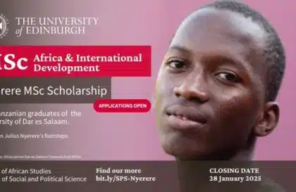 Bourses detudes Julius Nyerere de lUniversite dEdimbourg