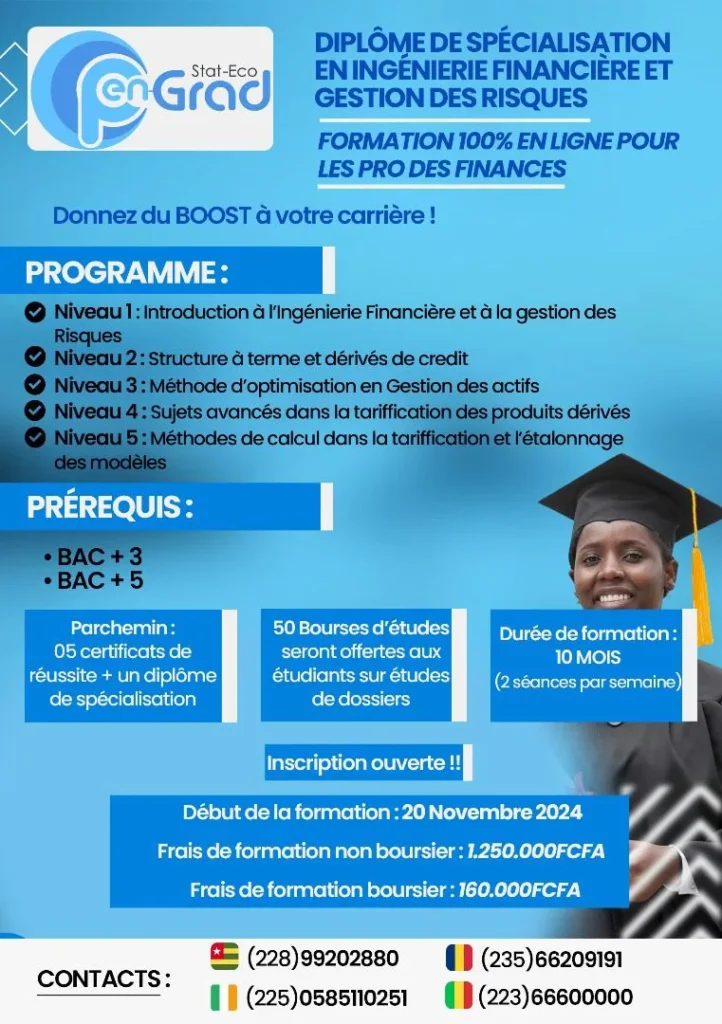 Formation en ligne en ingenierie financiere et gestion des risques COLUMBIA UNIVERSITY OF NEW YORK CITY