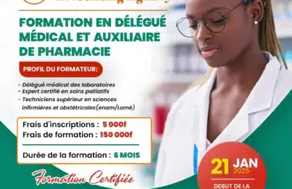 formation en délégué médical et auxiliaire de pharmacie