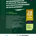 Formation sauvegardes environnementales et sociales