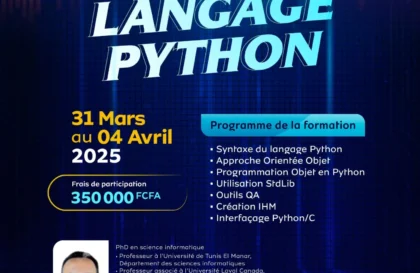formation sur le langage python