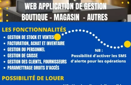 application de gestion de stocks