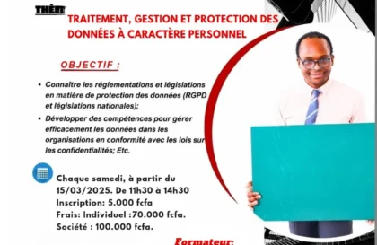 traitement la gestion et la protection des donnees a caractere personnel