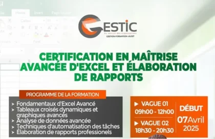 Certification en maitrise avancee dexcel