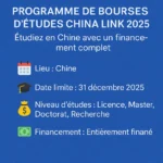 Bourse China Link 2025