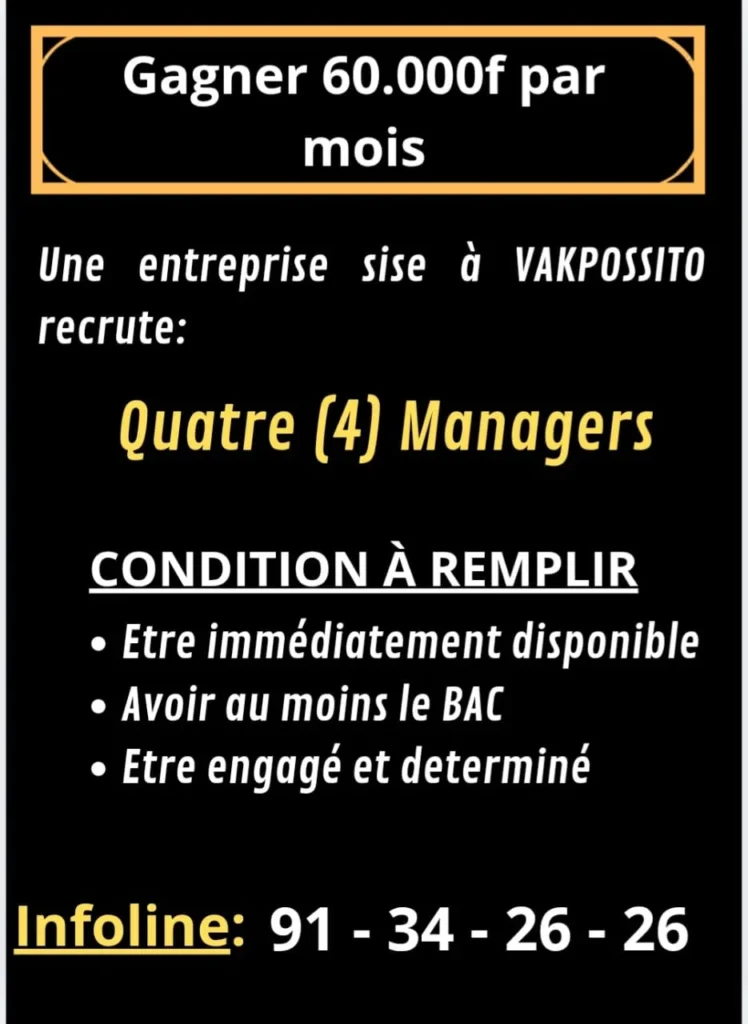 recrutement manager