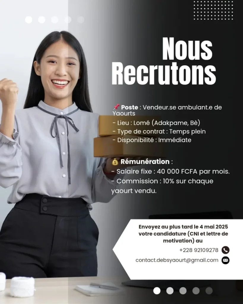 vendeur yaourt 