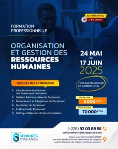 formation professionnelle en organisation