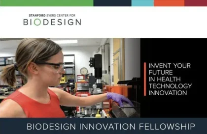 Bourse Stanford Biodesign Innovation 2026/2027