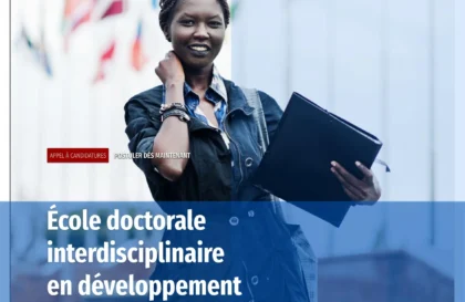 Bourse doctorat de l’Université Senghor