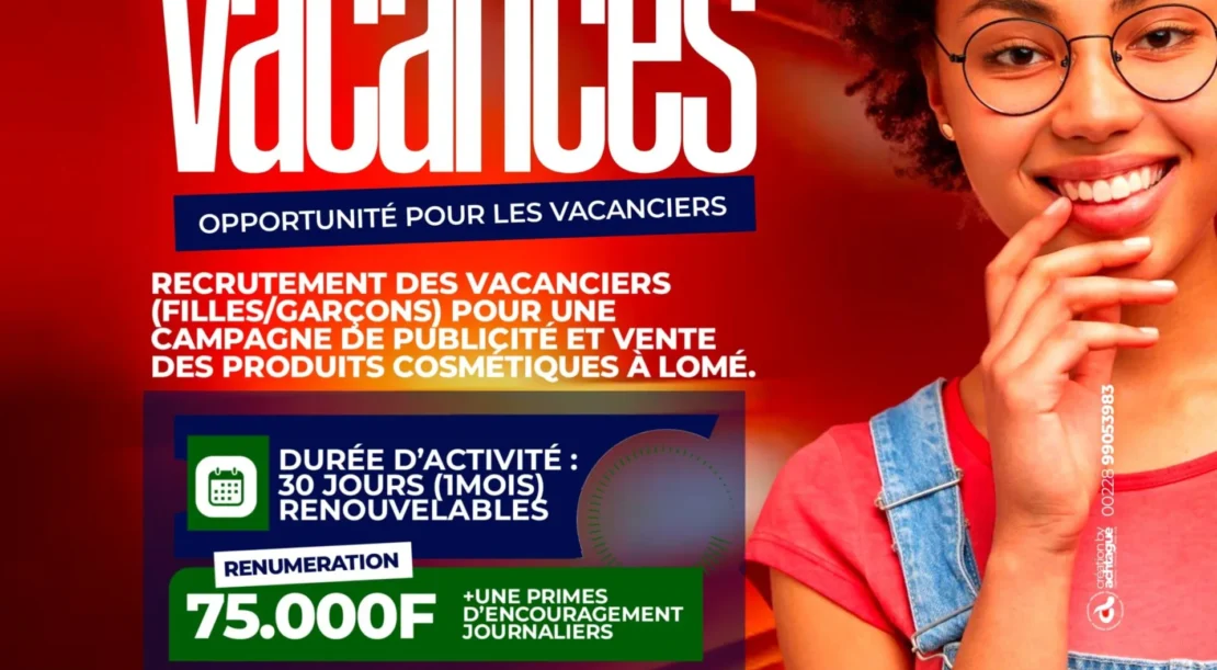 job de vacances togo