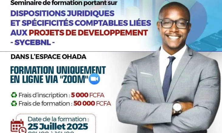 séminaire de formation sur le système comptable des entités à but non lucratif