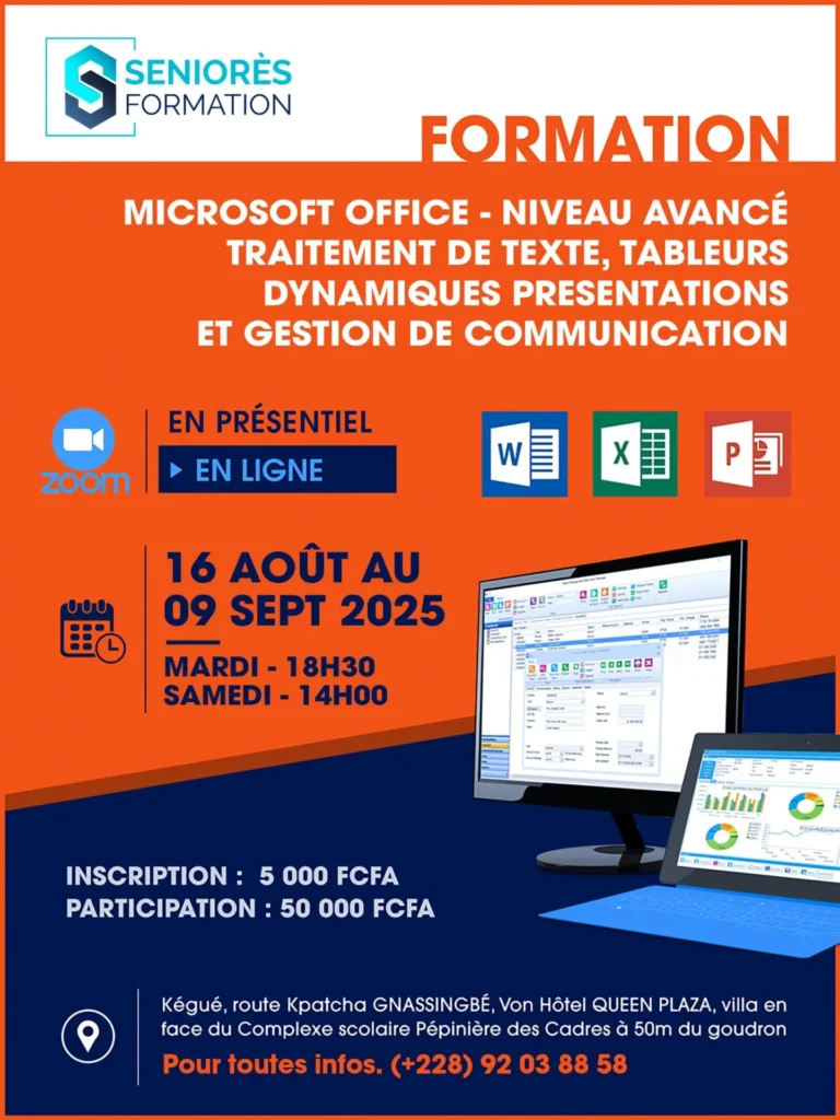 Formation Maîtrisez Microsoft Office