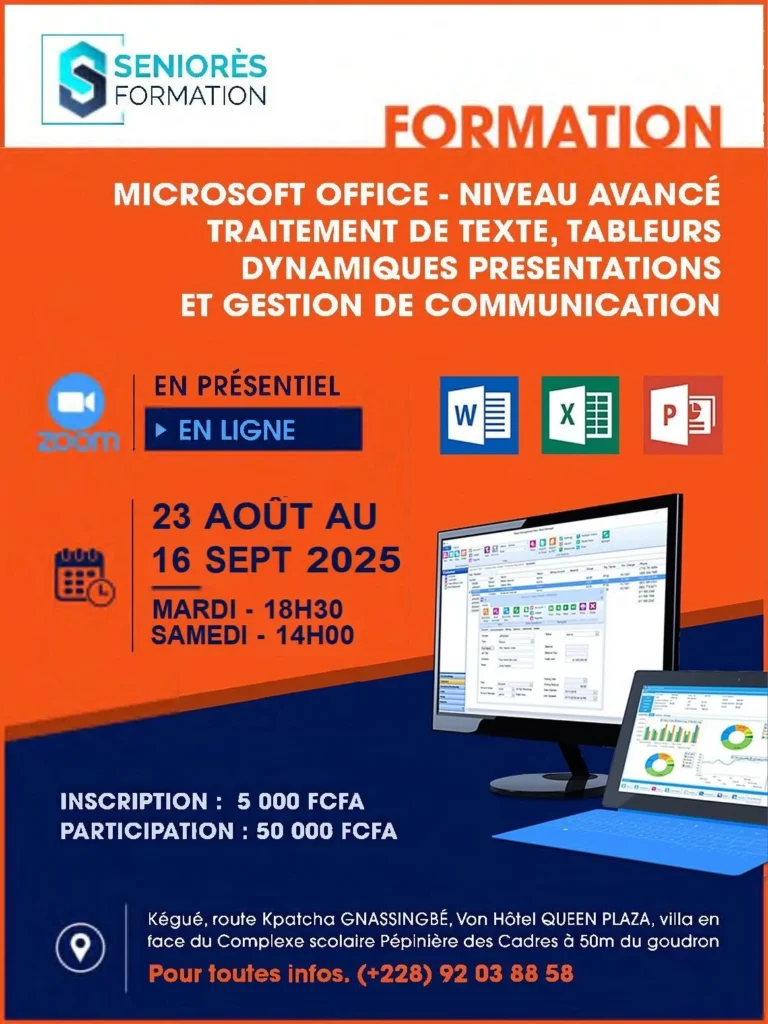 Formation en microsoft office 