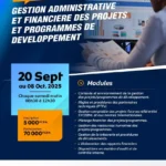 Formation en gestion administrative et financière des projets