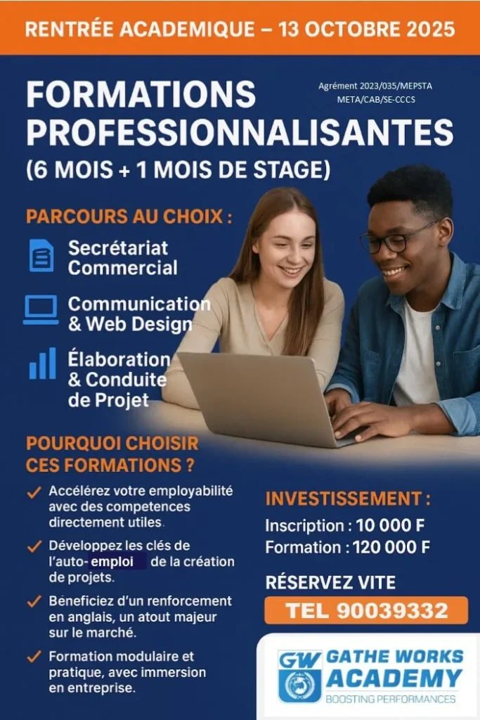 Formations Professionnalisantes GATHE WORKS ACADEMY