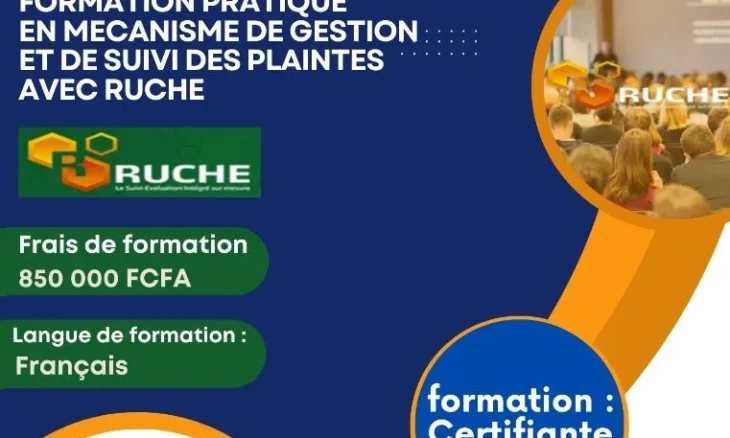 formation pratique en mécanisme de gestion et de suivi des plaintes avec ruche