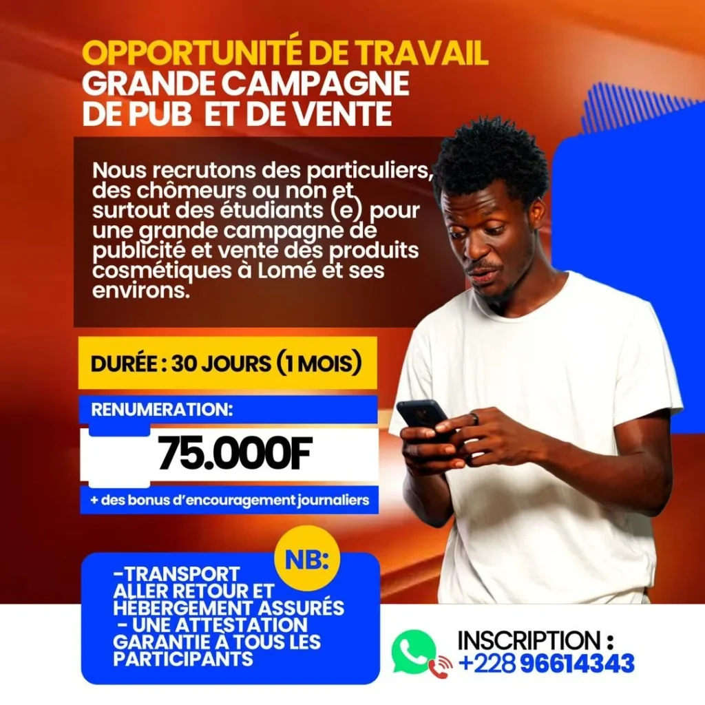 jobs à lomé