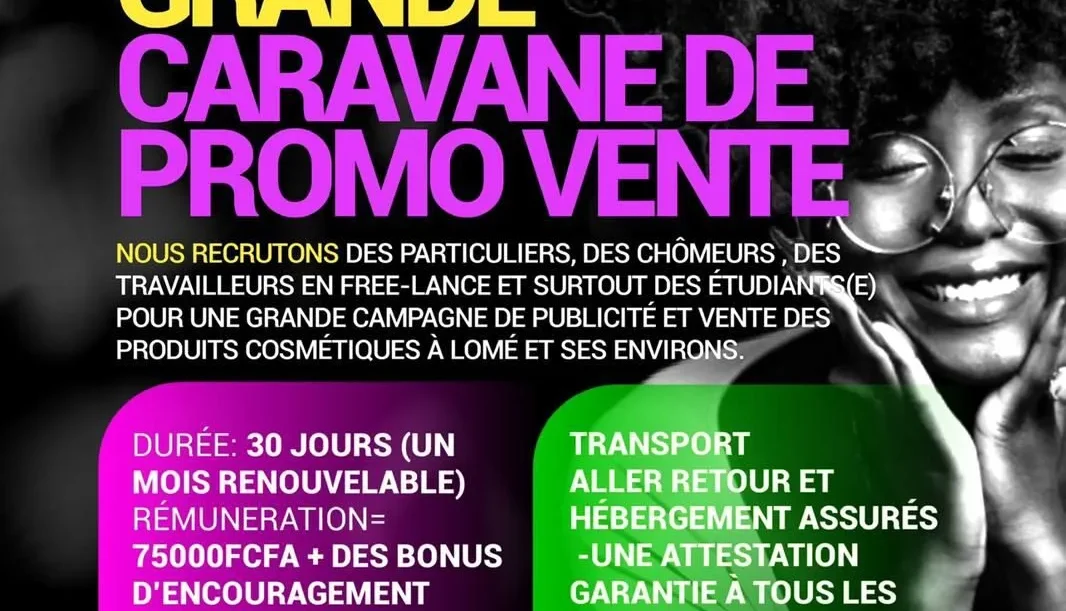 Grande caravane de Promo vente