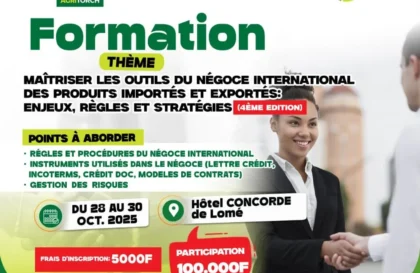 formation sur le négoce international