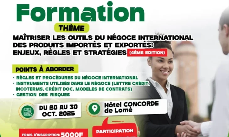formation sur le négoce international