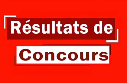 résultats concours