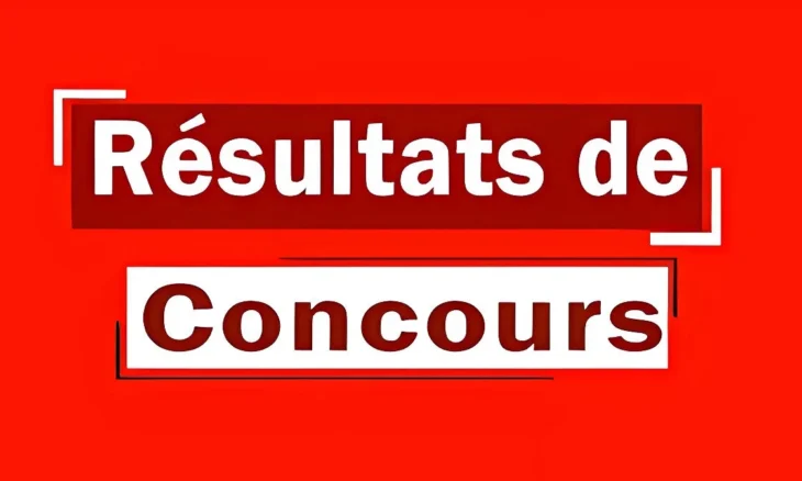 résultats concours