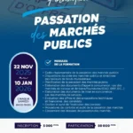 Formation en passation des marchés
