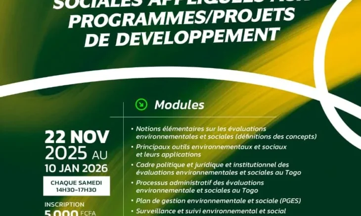 Formation en sauvegardes environnementales et sociales