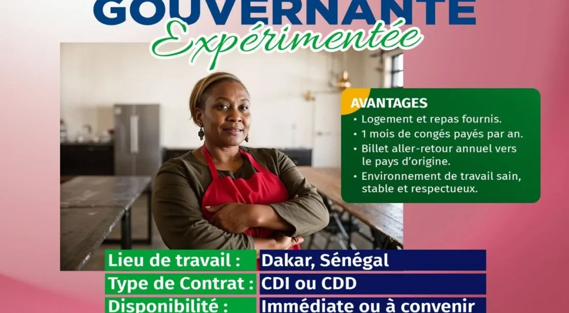 emploi - gouvernante expérimentée