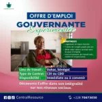 emploi - gouvernante expérimentée