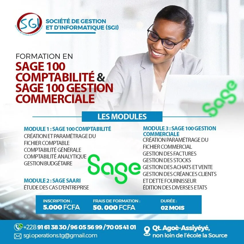 formation pratique en sage100 comptabilité