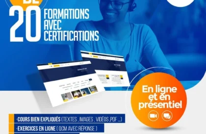 PLUS DE 20 FORMATINS