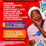 commerciaux pour des caravanes de publicité