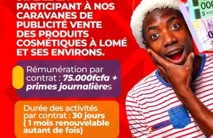 commerciaux pour des caravanes de publicité